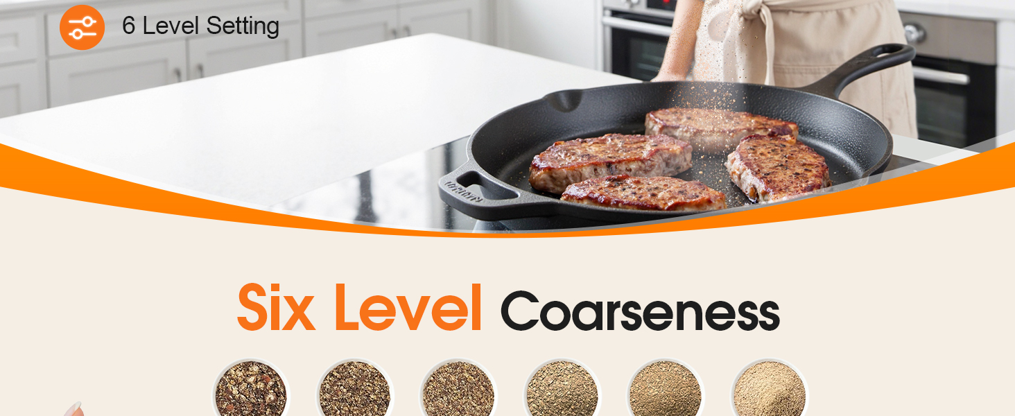 WOWBOX Electric Salt and Pepper Grinder Set 2 PCS, Stainless Steel Automatic Coarseness, Rechargeable Salt and Pepper Shakers, 95 L Large Capacity Multifunctional Pepper Mill, for Kitchen