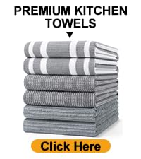 Homaxy 100% Cotton Terry Kitchen Towels(15