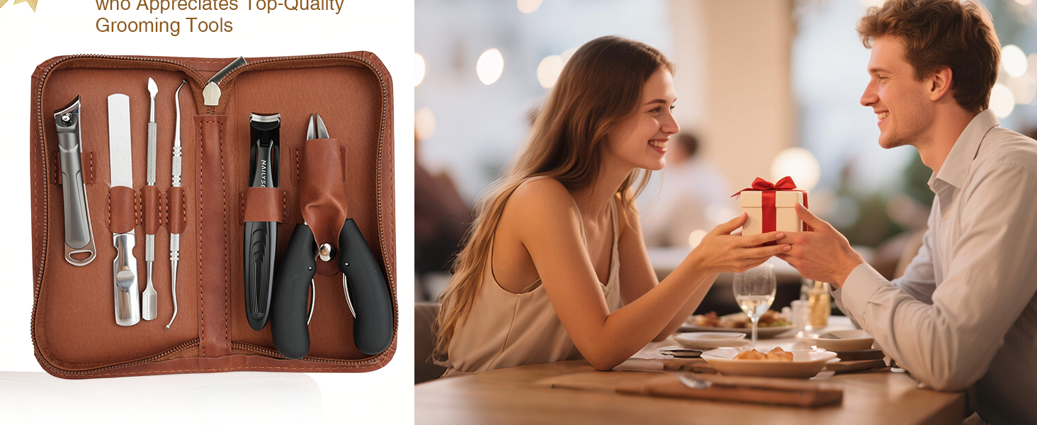 Extended Toenail Clippers for Thick Toenails, Long Handled Nail Clippers for Seniors Angled Head Cutters with Catcher, Ergonomic Wide Jaw Opening,45° Slanted Curved Finger Nail Clippers for Men Women