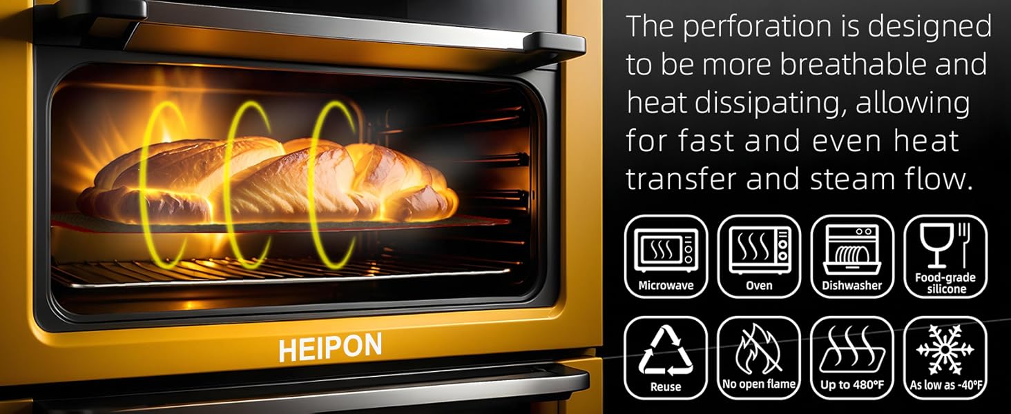 Perforated Baking Mat,2 PCS,15.7