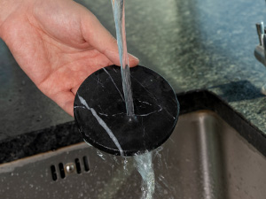 Koville Marble Coaster Set of 4, Round Coasters, 4