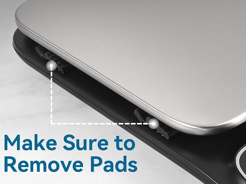 BOMATA Waterproof IPX6 Kitchen Scale, 0.1 g/0.01 oz High Precision, 5 kg/11 lbs, Digital Scale with Backlight, Stainless Steel Weighing Platform, for Food, Cooking, Baking, Weight Loss.. B619, Grey