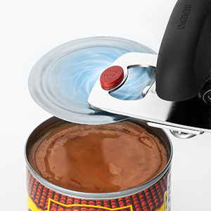 Beneno Can Opener, Heavy Duty Manual Can Opener with Magnet Lid Lifter & Bottle Opener, Hand Can Opener Manual with Ergonomic Soft Grip, Easy Turn Knob for Arthritis & Weak Hands, Easy to Use, Black