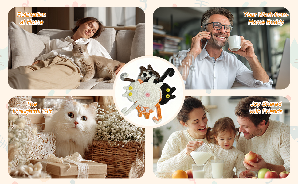 Coasters Set of 4,Stocking Stuffers for Women,Cute Coffee Coaster for Home Decor for Kinds Cups,Teen Girl Gifts Trendy Stuff,Birthday Gifts for Women,Mom,Her,Friends,Coworkers, Wife, Daughter, Sister