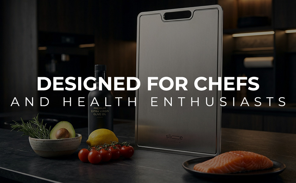 Real Titanium Cutting Board for Kitchen, Pure Titanium Large 15x11 Metal Cutting Boards for Meat and Vegetables, Food Safe, Dishwasher Safe