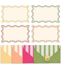 Whaline Pink Red Placemats Embroidered Scalloped Kitchen Place Mats for Wedding Baby Shower Party Home Dining Table Decor, Set of 6, 13 x 19 in