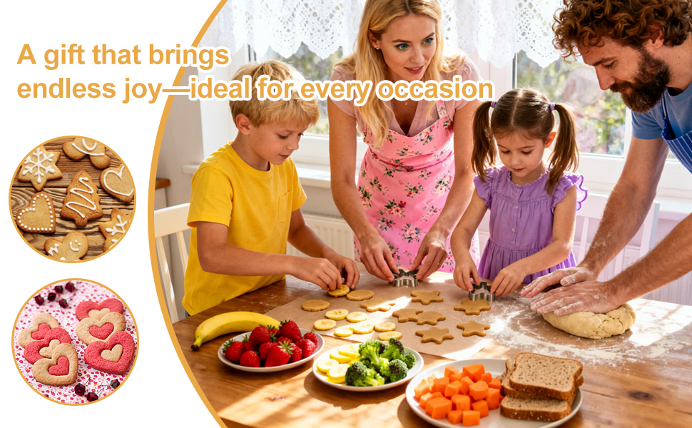 30PCS Mini Cookie Cutters Shapes Set with Box for Kids, Small Stainless Steel Star Triangle Cookie Cutter Variety Pack, for Tiny Polymer Clay, Fruit