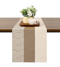 Placemats Set of 6, Vinyl Woven Place Mats Indoor Set of 6 Washable Wipeable PVC Table Mats Heat-Resistant Non Slip Placemat for Kitchen Dining Outdoor Table (Beige Light Brown, Set of 6)