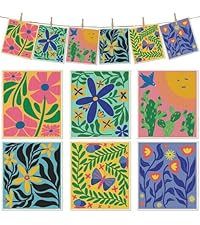 6 Packs Swedish Paper Cloths for Kitchen, Reusable Paper Towels Washable Dish Rags, Highly Absorbent Kitchen Towels Quick Drying Swedish Sponge Cleaning Dish Cloths (Lily Floral)