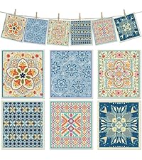 6 Packs Swedish Paper Cloths for Kitchen, Reusable Paper Towels Washable Dish Rags, Highly Absorbent Kitchen Towels Quick Drying Swedish Sponge Cleaning Dish Cloths (Lily Floral)