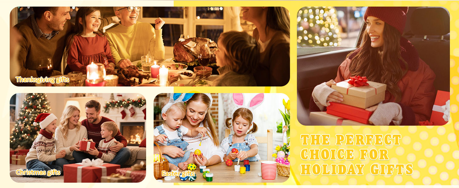 Easter Deviled Egg Containers with Lid & Handle (2 Layer Snap-on) PET Thickened Eggs Holder Inc Egg Slicer Kitchen Tongs Silicone Spatula and Piping Decorating Kit