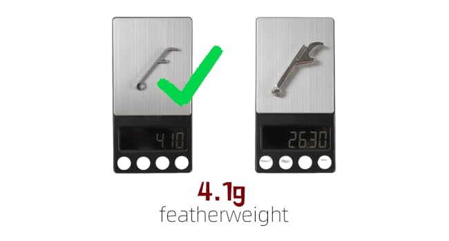 Titanium Keychain Beer Bottle Opener Keychain 2Pcs