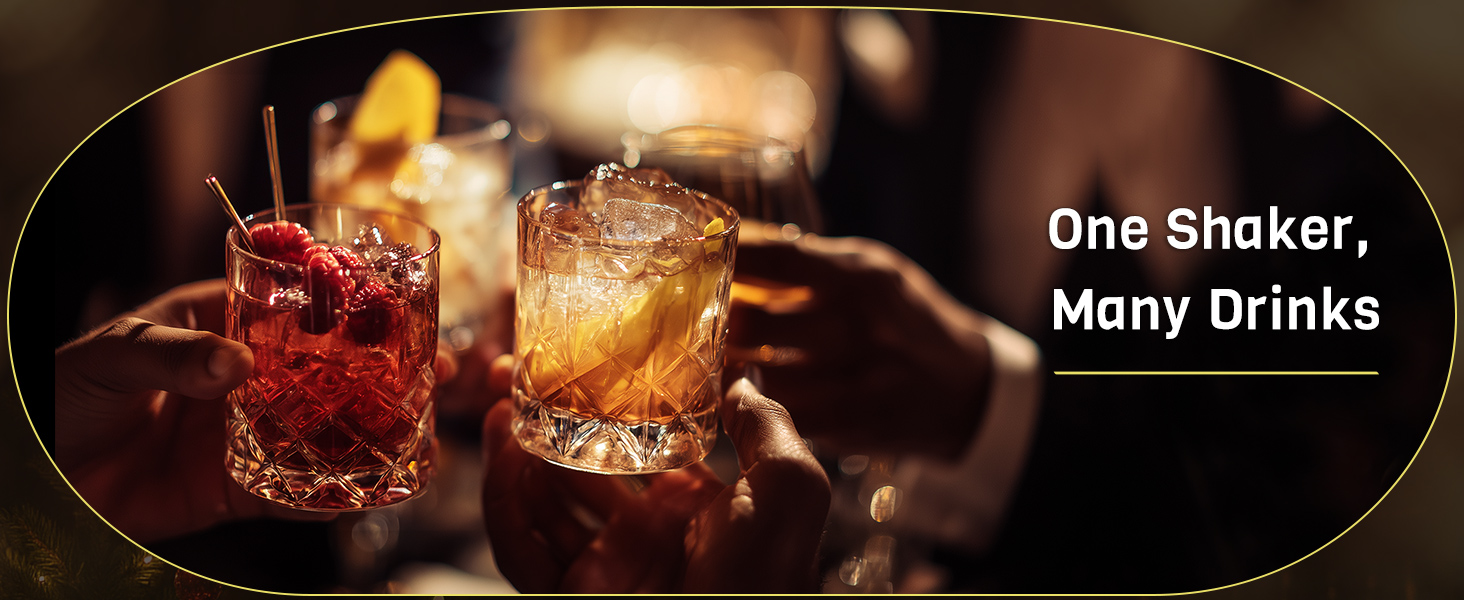 Boston Shaker Set, Professional Cocktail Shaker Set (18oz/28oz) Weighted Stainless Steel Bar Shakers for Bartending, Leakproof Bar Tools for Professional Bartender & Home Bar Mixology