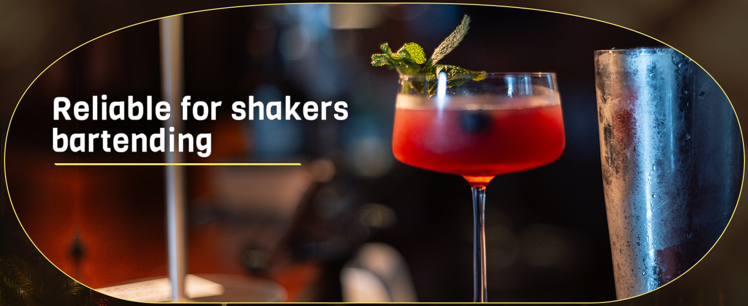 Boston Shaker Set, Professional Cocktail Shaker Set (18oz/28oz) Weighted Stainless Steel Bar Shakers for Bartending, Leakproof Bar Tools for Professional Bartender & Home Bar Mixology