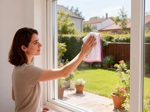 OnBrand Naturally Wood Fiber Cleaning Cloth, Microfiber Cleaning Cloths, 10 Pcs (12