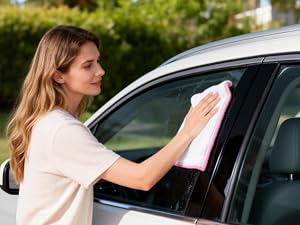 OnBrand Naturally Wood Fiber Cleaning Cloth, Microfiber Cleaning Cloths, 10 Pcs (12