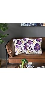 Spring Purple and Gold Floral Oven Mitts and Pot Holders Sets of 3, Non-Slip Heat Resistant Watercolor Flower Design Kitchen Gloves, Gifts for Women Cooking, Elegant Kitchen Decor for Baking Cooking