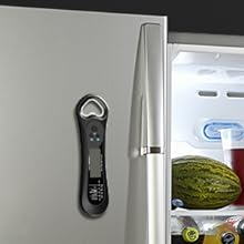 Meat Thermometer Digital, Instant Read Meat Thermometer for Grill and Cooking, with Bottle Opener, Backlight & Calibration Food Thermometer, Kitchen Gadgets for BBQ, Turkey, Candy, Liquids