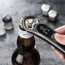 Meat Thermometer Digital, Instant Read Meat Thermometer for Grill and Cooking, with Bottle Opener, Backlight & Calibration Food Thermometer, Kitchen Gadgets for BBQ, Turkey, Candy, Liquids