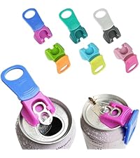 6 pack 6 colors Soda Can Opener & Soda can lids, Drink Protector Caps,Suitable for Parties, BBQ, Camping, and Travel.