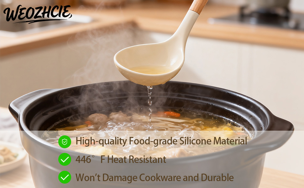 Silicone Cooking Utensil Set,12 PCS Cooking Cookware Kitchen Utensils Set for Cooking, Nonstick 446°F Heat-Resistant Cookware Kitchen Tools of Spoon,Brush,Whisk,Spatula,Turner Tongs (Khaki)