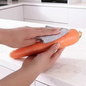 12pcs Scratch-Free Steel Dishcloths. Reusable, Quick-Dry, Odorless. Perfect for Dishes, Sinks, cookware. 7.87
