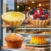 Flour Sifter, 4 in 1 Stainless Steel Baking Sifter with Powder Sugar Shaker Duster 3 Cup Double Layer Fine Mesh Sifter for Cakes, Pastries, Pies, Cupcakes and Desserts(COLOR:sliver)