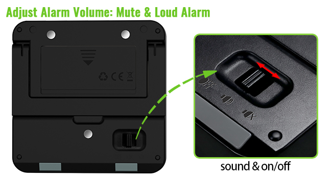 FCXJTU Digital Dual Kitchen Timer, 4-Channel Magnetic Countdown Timer for Cooking, On/Off, Large Display Multi Food Loud Alarm Silent for Classroom Seniors Battery Included (Black)