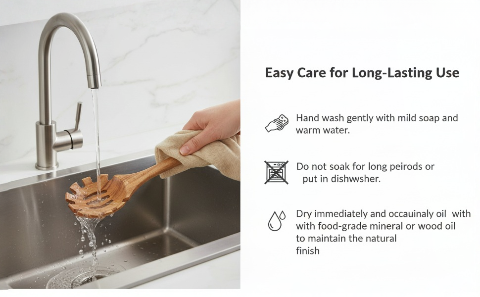 Wooden Pasta Spoon with Teeth, 12.5 Inch Spaghetti Fork Server Utensil for Cooking Serving Collecting, Durable Acacia Wood Noodle Strainer Spoon, Kitchen Tool for Pasta Eggs and Sauces