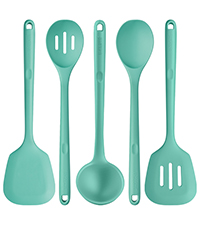 U-Taste 8in Kitchen Plating Tweezer: 18/8 Stainless Steel Food-Grade Metal Food Tong, Seamless-Welding, Sturdy and Flexible with Non-Slip Tips for Serving, Decorating, Cooking, Baking (Pointed Tip)