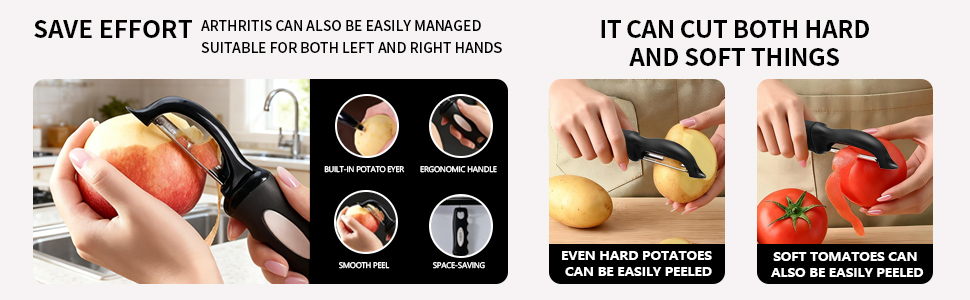 3-piece kitchen set include Kitchen Shears Peeler Can Opener Manual,Heavy Duty Kitchen Scissors for Chicken, Potato Carrot Peelers,Magnet,Stainless Steel,Stainless