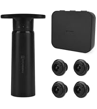 KITCHENDAO Detachable Wine Aerator Pourer - BPA Free Tritan Premium Wine Air Aerator - Improve Taste and Bouquet Instantly - Dishwasher Safe - Black