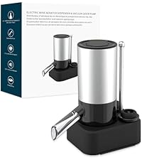 KITCHENDAO Detachable Wine Aerator Pourer - BPA Free Tritan Premium Wine Air Aerator - Improve Taste and Bouquet Instantly - Dishwasher Safe - Black