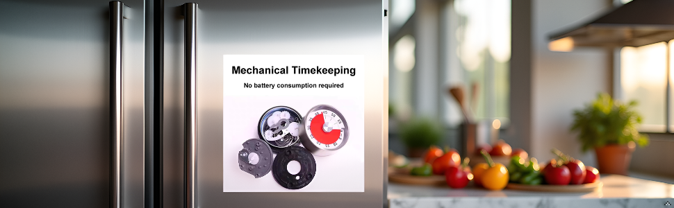 Digital Kitchen Timer for Cooking, Loud Alarm, Magnetic Back (Sliver)