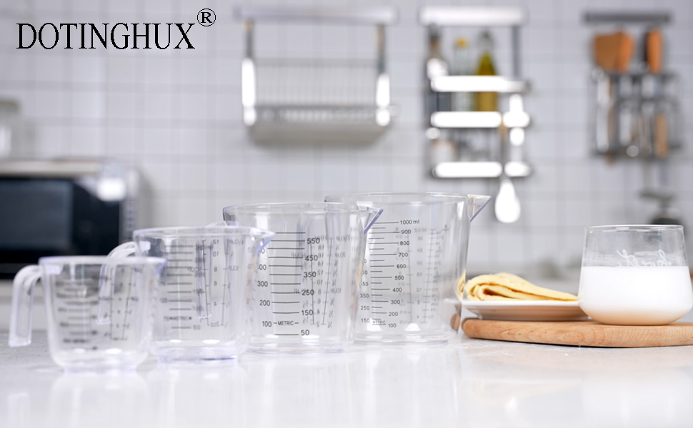 Measuring Cup, 2 Cup, Clear