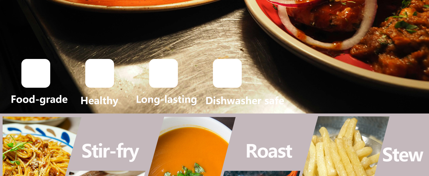 Stainless Steel Kitchen Utensils 12 Pcs, Small Cooking Utensils Set,Spatulas,Ladle,Skimmer,Tunners,Serving Spoon,Spaghetti Spoon,Fork,Potato Masher,Egg Whisk,Tongs,Dishwasher Safe