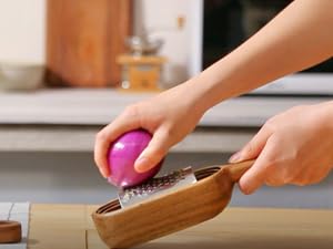 Wooden Cheese Grater with Handles - Kitchen Grater Wooden Shredder, Citrus Zester, Perfect for Hand Held Cheese Grater, Lemon and Chocolate, Cheese Tool
