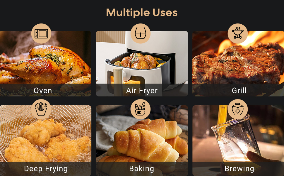 Rechargeable 0.5 Sec Reading Instant Read Meat Thermometer for Cooking, Digital Food Thermometer with High Precision Sensor, 1.42