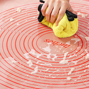 Silicone Pastry Mat 36x24 Inch Extra Large Baking Mat with Measurements, Nonstick Kitchen Counter Mats for Dough, Pastry, Dough Rolling, Kneading Board, Pie Crust, Fondant, Bread, Pasta, Pizza