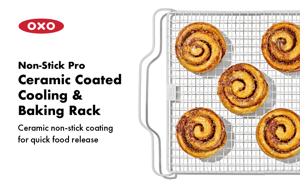 OXO Good Grips Non-Stick Pro Ceramic Coated Cooling & Baking Rack