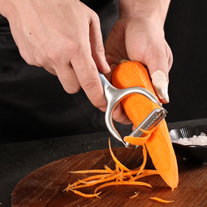 Vegetable Apple Peelers for kitchen, Fruit, Carrot, Veggie, Potatoes Peeler, with Ergonomic Non-Slip Handle Sharp Blade Good Sturdy With Julienne Function, (2-in-1)