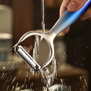 Vegetable Apple Peelers for kitchen, Fruit, Carrot, Veggie, Potatoes Peeler, with Ergonomic Non-Slip Handle Sharp Blade Good Sturdy With Julienne Function, (2-in-1)