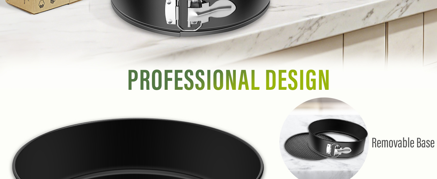 Vakoo Springform Pan - Nonstick, Leakproof Cheesecake Pan for Baking, Easy Release, No Parchment Paper Needed, 7 Inch