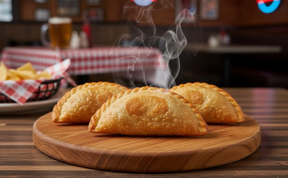 Irrompible Empanada Maker Press, Sampaoli Unbreakable Collection, 3D Printed PETG, Professional Dumpling, Calzone Maker Machine, Heavy-Duty Tortilla Crimper, Made in USA.