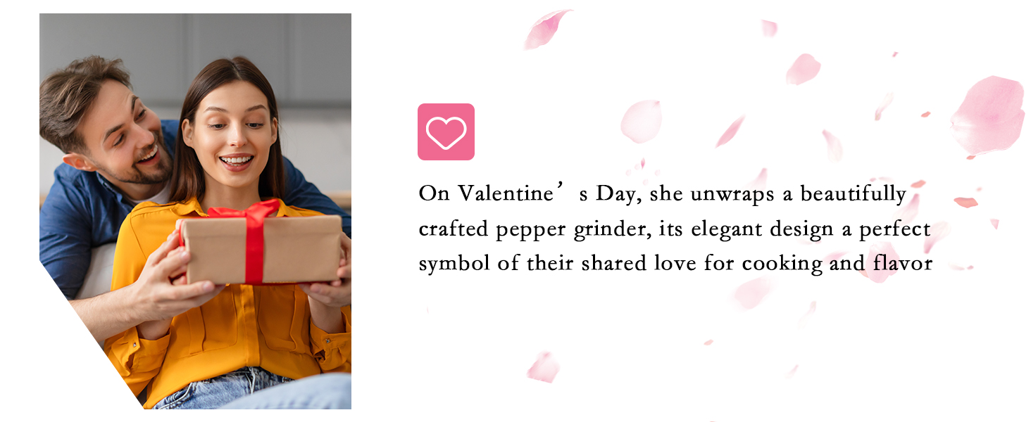 2 Pack Salt and Pepper Grinder Set, Premium Acrylic Salt and Pepper Mills - Manual Oak Wooden Shakers with Adjustable Ceramic Core-8 Inches