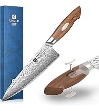 XINZUO Sharp Kitchen Scissors with Black Handle,110 Layers Damascus Steel Multipurpose Heavy Duty Kitchen Shears for Poultry/Vegetables/Fish/Nuts