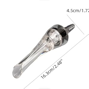 Wine Aerator Pourer | Aerates wine for richer flavor and aroma, no-drip design prevents spills, professional quality for optimal aeration, perfect as a gift for wine lovers and enthusiasts.