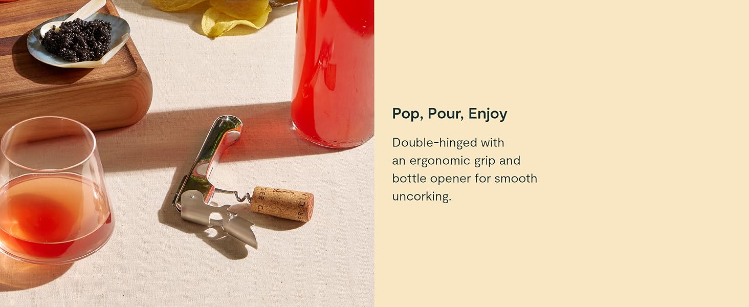 Caraway 9-Piece Complete Bar Set - Cocktail Shaker, Jigger, Muddler, Wine Key, Strainer, Bar Spoon, Storage Organizer, Magnetic Backer - Bartender Accessories - Tools for Home Bartending - Gray