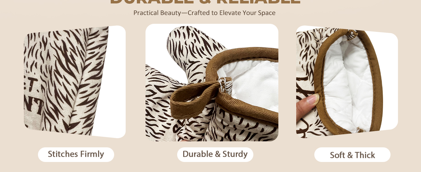 Slohif Funny Oven Mitt Heat Resistant for Women - 2 Pack Cat Cute Novelty Cool Kitchen Oven Mittens with 100% Cotton for Baking and Cooking Accessories