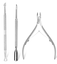 Makartt Nail Clippers - Sharp Nail Cutters, Fingernail & Toenail Clippers for Thick Nails, Curve Edge Portable Nail Clipper Set for Men & Women, Stainless Steel (Pink 2pcs)